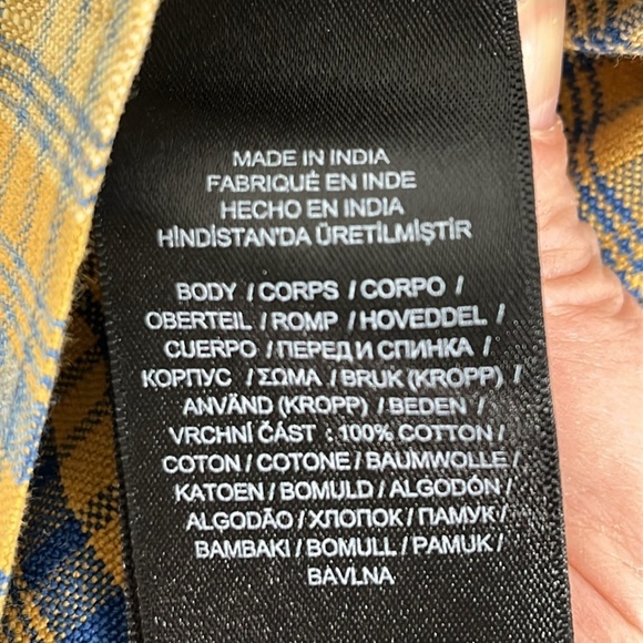 Ralph Lauren Double RL RRL Work Shirt Mens Size M Button Down Cotton Check Plaid - Picture 10 of 14